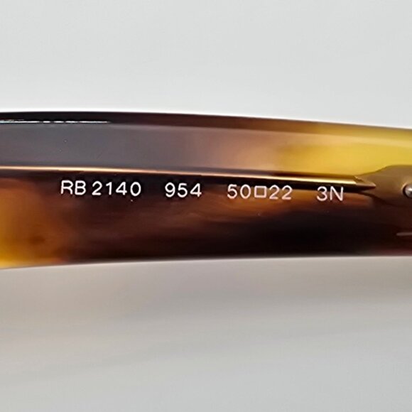 Ray-Ban RB2140 954 Original Wayfarer Classic Striped Havana Sunglasses Frame - Picture 7 of 12